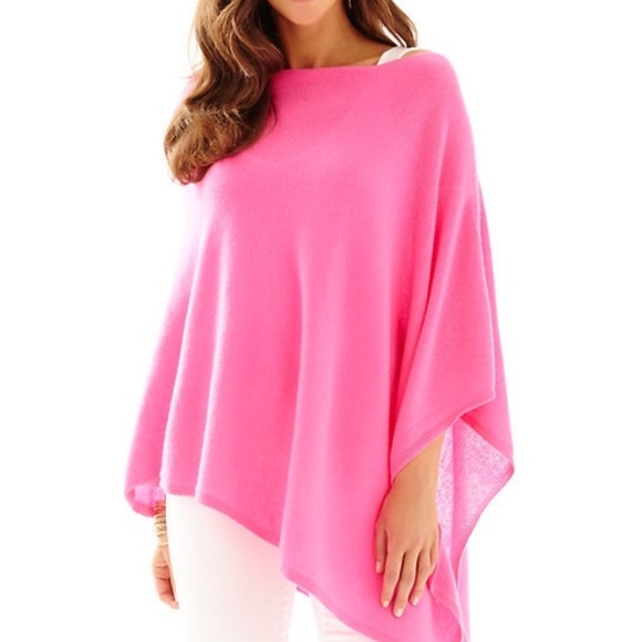 lilly pulitzer cashmere poncho